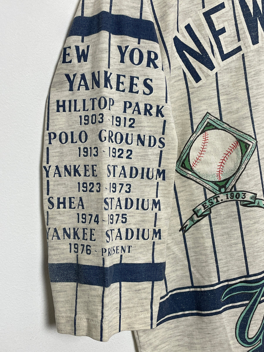 80’s NY Yankees Long Sleeve Tee ヴィンテージ Vintage 80s New York Yankees Mlb Sweatshirt Xlarge New York