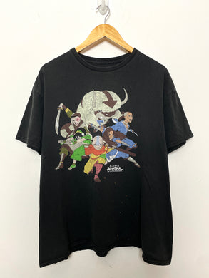 Vintage Y2K Avatar The Last Airbender Anime TV Show Graphic Tee Shirt (size adult XL)