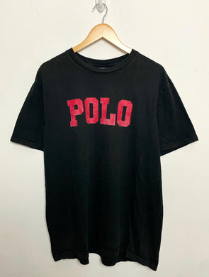 Vintage Polo Block Spell Out Tee Shirt