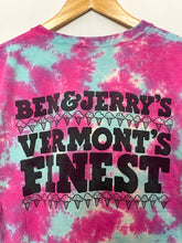 Vintage 1990s Cherry Garcia Ben and Jerry’s Vermont’s Finest Ice Cream Grateful Dead Tie Dye Graphic Tee Shirt (size adult Large)