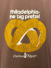 Vintage 1970s Philadelphia “The Big Pretzel” Spell Out Graphic Tee Shirt (fits adult XS)
