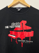 Vintage Y2K Elton John The Red Piano at Ceasar’s Palace Las Vegas Graphic Women’s Concert Tee Shirt (size women’s Large)