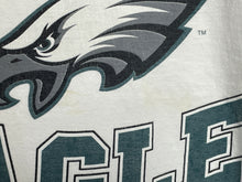 Vintage 1997 Philadelphia Eagles NFL Football NFC East Spell Out Graphic Tee Shirt (size adult Large)