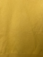 Vintage 1990s Yellow Knit Turtleneck Pullover Sweater (fits adult Small)
