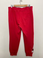 Vintage Y2K Ed Hardy Tattoo Rhinestone Heart Skull Graphic Red Capri Sweatpants (size 36 waist)