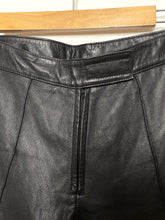 Vintage 1990s Wilson's Maxima Women's Genuine Leather Motorcycle Biker Style Pants (size women's 8)
