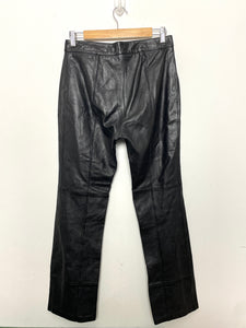 Vintage 1990s Wilson's Maxima Women's Genuine Leather Motorcycle Biker Style Pants (size women's 8)