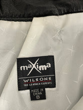 Vintage 1990s Wilson's Maxima Women's Genuine Leather Motorcycle Biker Style Pants (size women's 8)