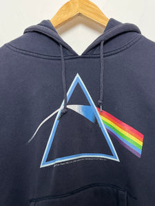 Vintage Y2K Pink Floyd Dark Side of the Moon Psychedelic Rock Graphic Hoodie Sweatshirt (size adult XL)