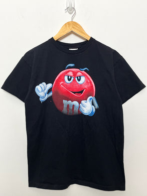 Vintage M&M's World Chocolate Candy Graphic Tee Shirt (size adult Small)