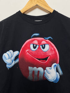 Vintage M&M's World Chocolate Candy Graphic Tee Shirt (size adult Small)