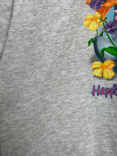Vintage 1990s Disney Winnie the Pooh Eeyore "Happiness is Planting Smiles" Butterfly Flower Cute Graphic Tee Shirt (size adult XL)