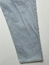 Vintage 1990s Levis 550 Orange Tab made in USA Zipper Fly Light Washed Denim Jeans (size 34)