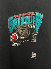 Vintage 1994 Vancouver Grizzlies NBA Basketball Spell Out Graphic Tee Shirt (fits adult Small/Medium)