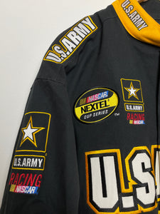 Vintage 1990s United States Army Chase Authentics NASCAR Racing Jacket (size adult XL)