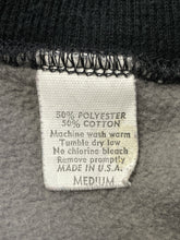 Vintage 1990s Wolf Dreamcatcher Graphic made in USA Ringer Crewneck Sweatshirt (size adult Medium)